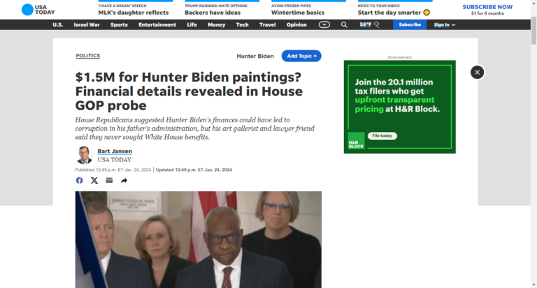 $1.5M for Hunter Biden paintings? Financial details revealed in House GOP probe