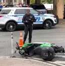 Woman on scooter run over by box truck in NYC, police say