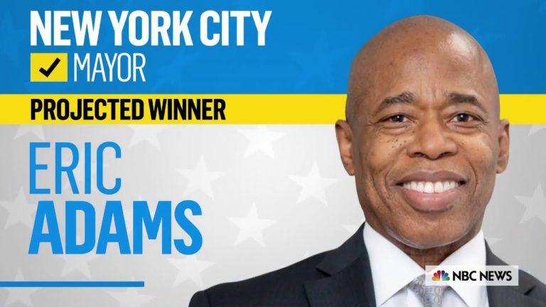 NBC News Projects Eric Adams Will Win New York City Mayoral Race