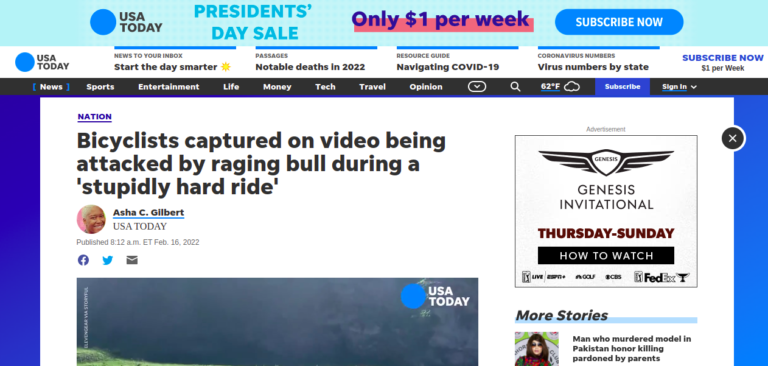 Bicyclists captured on video being attacked by raging bull during a ‘stupidly hard ride’