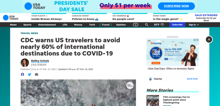 CDC warns US travelers to avoid nearly 60% of international destinations due to COVID-19CDC warns US travelers to avoid nearly 60% of international destinations due to COVID-19