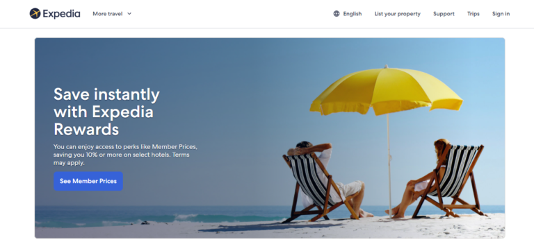Save instantly with Expedia Rewards