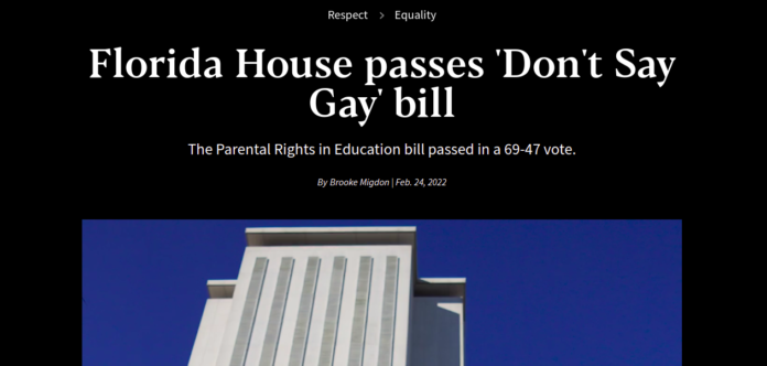 Florida House passes 'Don't Say Gay' bill