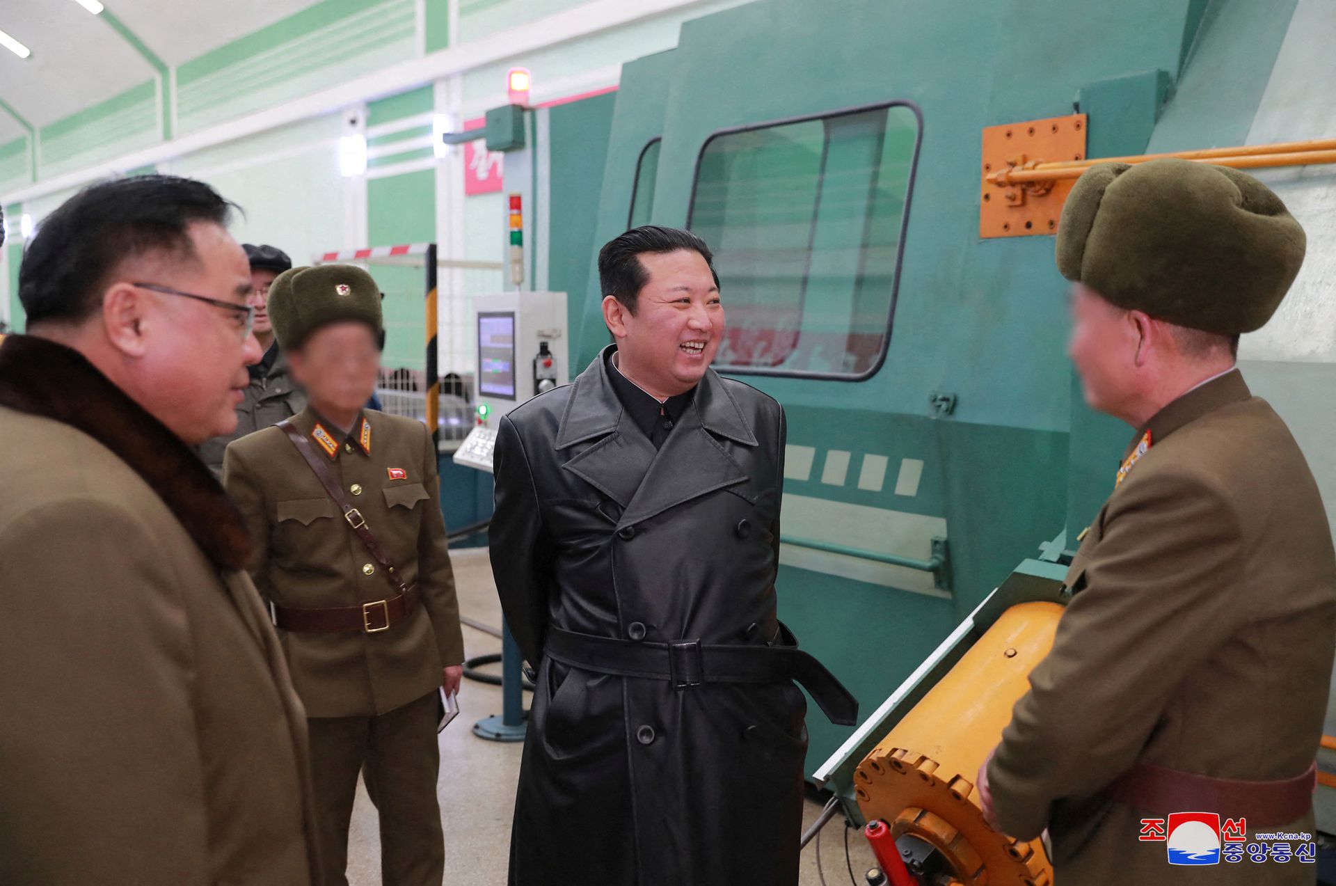 North Korea leader Kim Jong Un visits a munitions factory