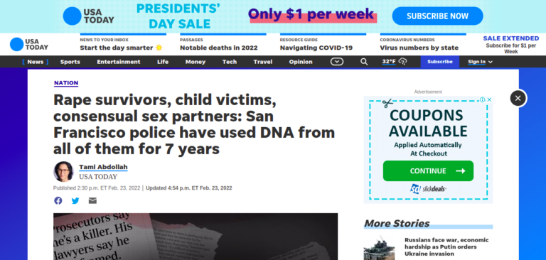 Rape survivors, child victims, consensual sex partners: San Francisco police have used DNA from all of them for 7 years