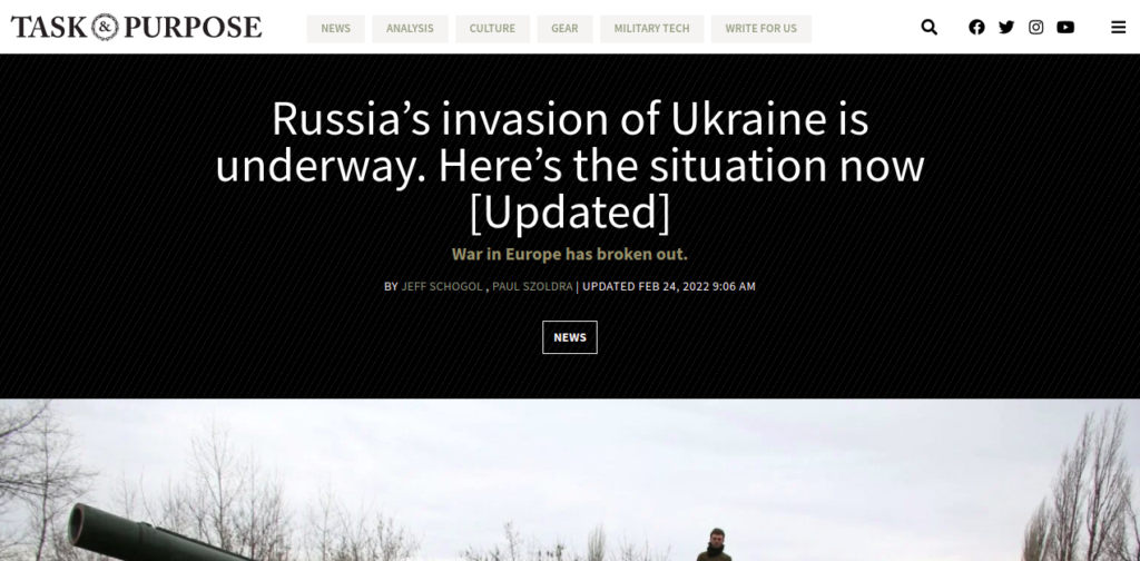 Russia’s invasion of Ukraine