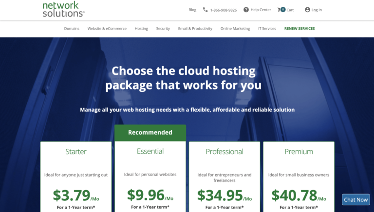 Choose the cloud hosting package that works for you