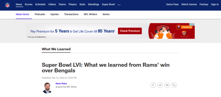 Super Bowl LVI: What we learned from Rams’ win over Bengals
