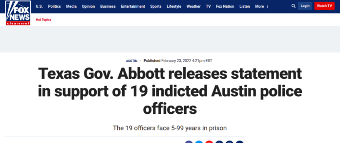 Texas Gov. Abbott releases statement