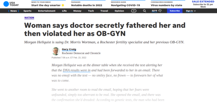 doctor secretly fathered