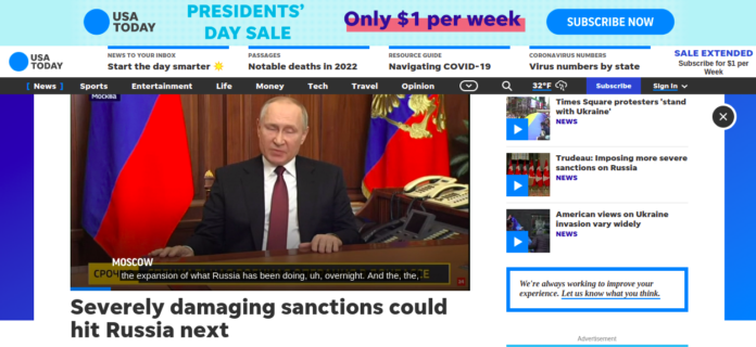 sanctions could hit Russia
