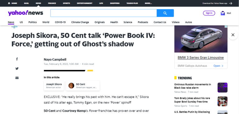 Joseph Sikora, 50 Cent talk ‘Power Book IV: Force,’ getting out of Ghost’s shadow