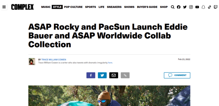 ASAP Rocky and PacSun Launch
