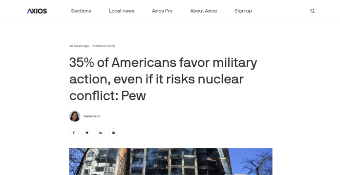 Americans favor military action