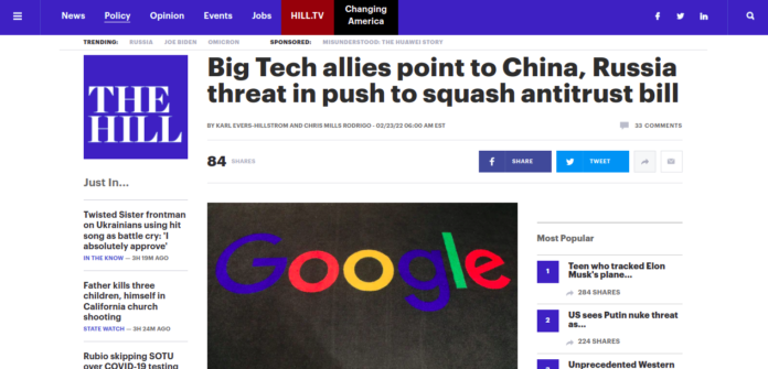 Big Tech allies point