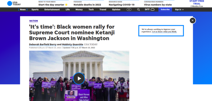 Black women rally