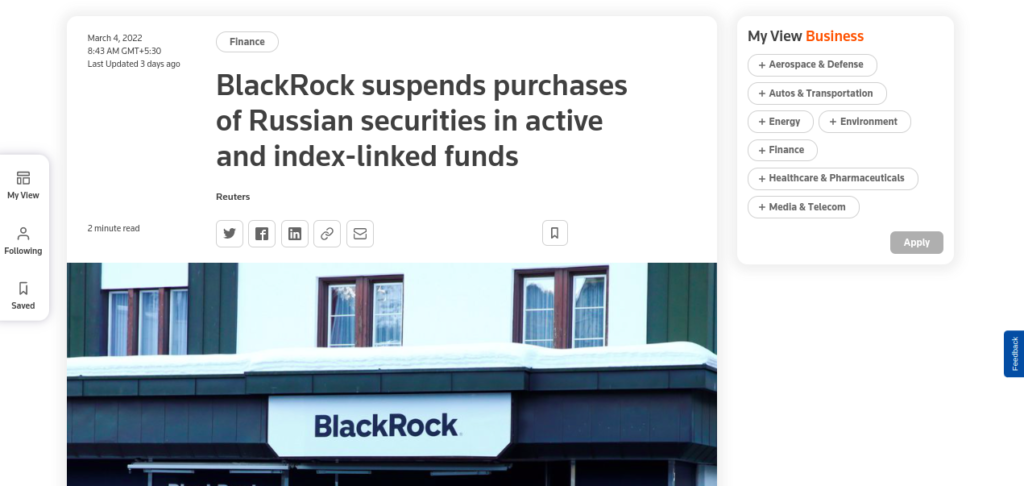 BlackRock suspends purchases