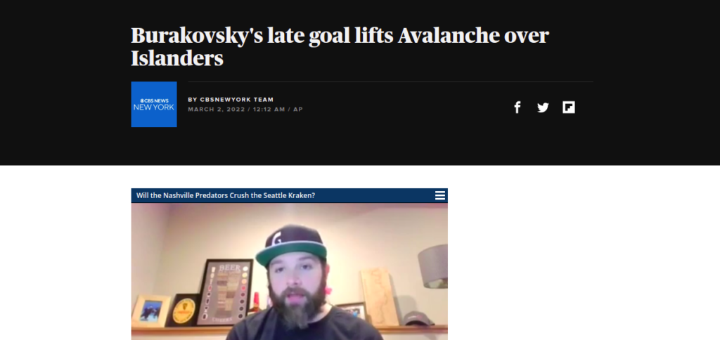 Burakovsky's late goal
