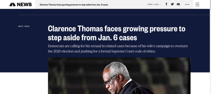 Clarence Thomas faces