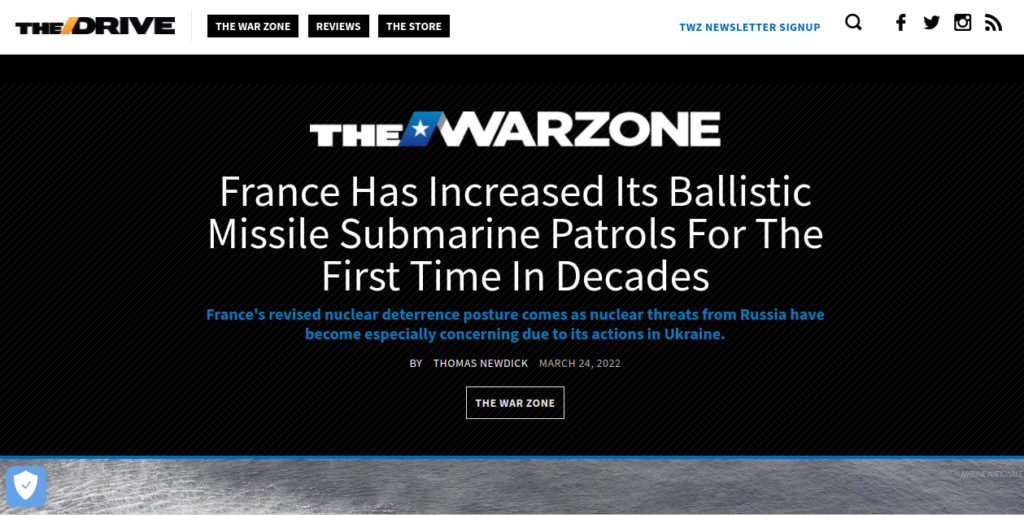 France Submarine Patrols