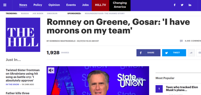 Romney on Greene, Gosa