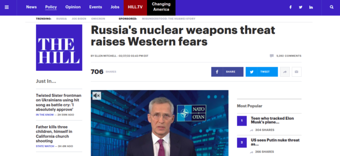 Russia's nuclear weapons threat