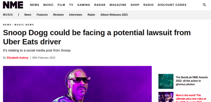 Snoop Dogg_potential lawsuit