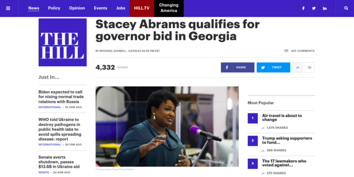 Stacey Abrams qualifies