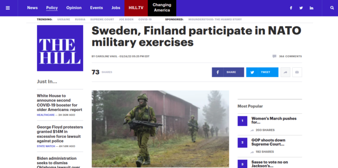 Sweden, Finland participate