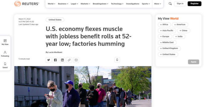 economy flexes muscle