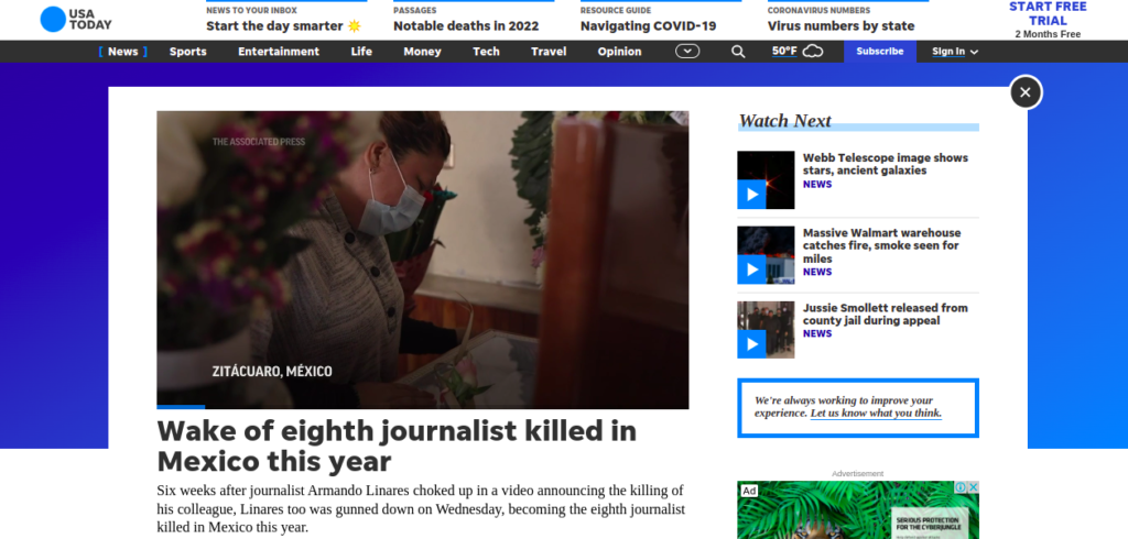 journalist killed