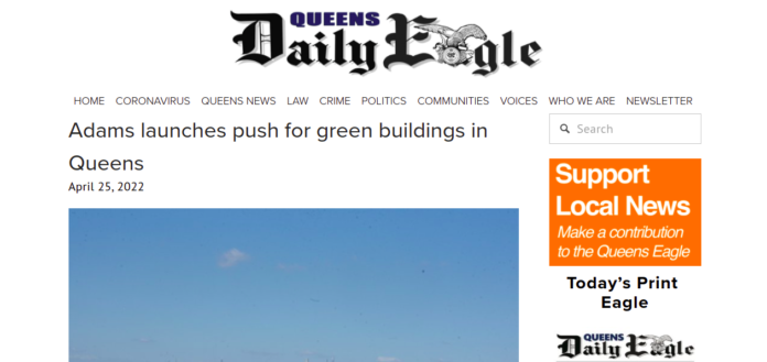 Adams launches push for green buildings