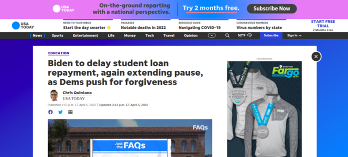 Biden to delay student loan repayment