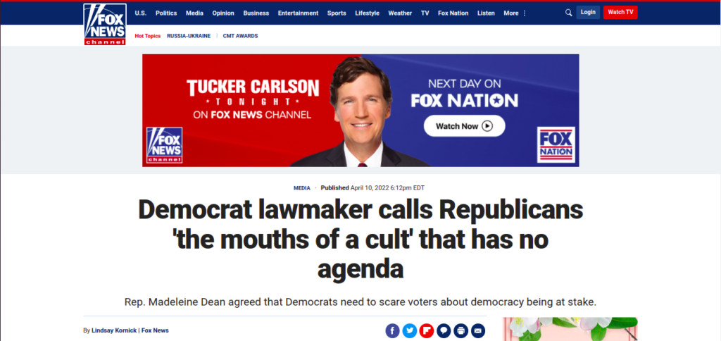 Democrat lawmaker calls Republicans