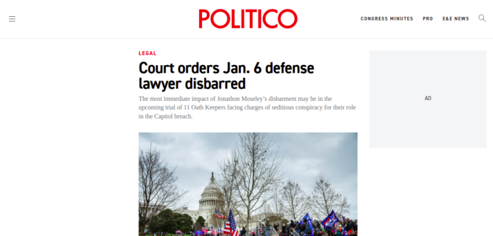Jan. 6 defense lawyer disbarred