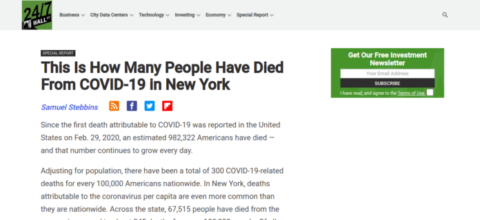 Many People Have Died From COVID-19