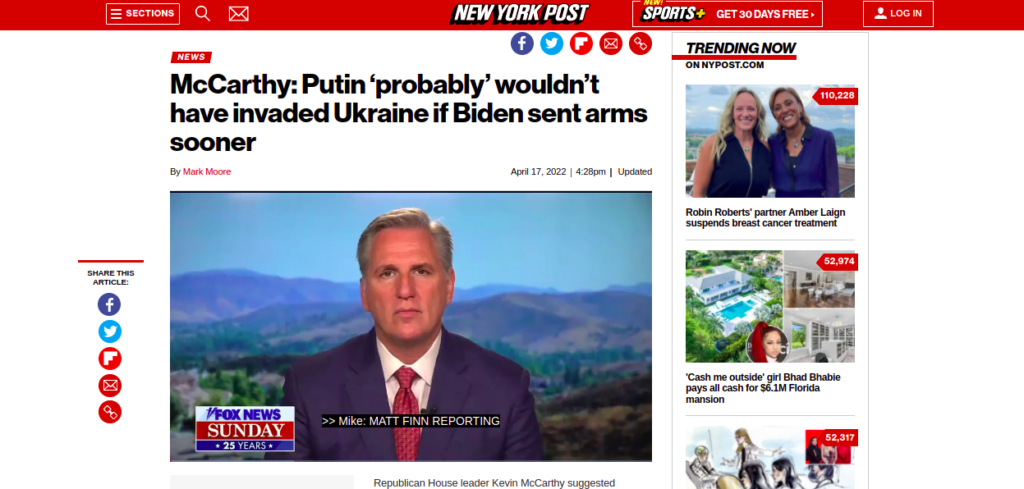 Putin ‘probably’ wouldn’t have invaded Ukraine