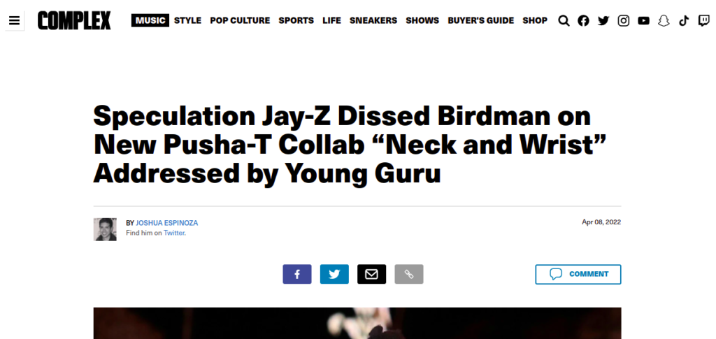 Speculation Jay-Z Dissed Birdman