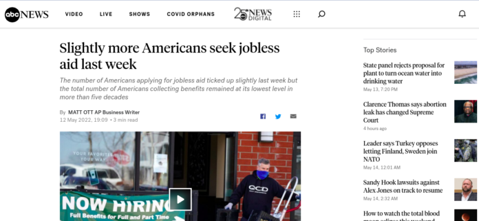 Americans seek jobless aid