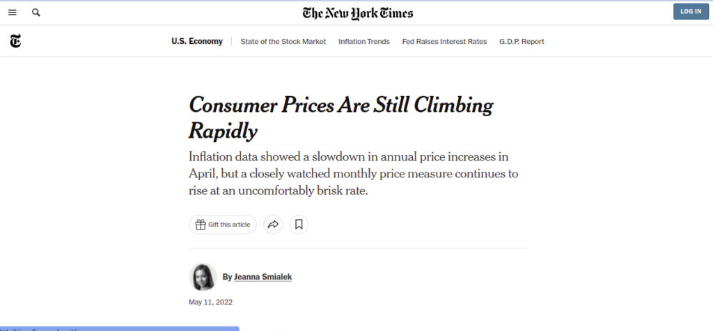 Consumer Prices Are Still Climbing Rapidly