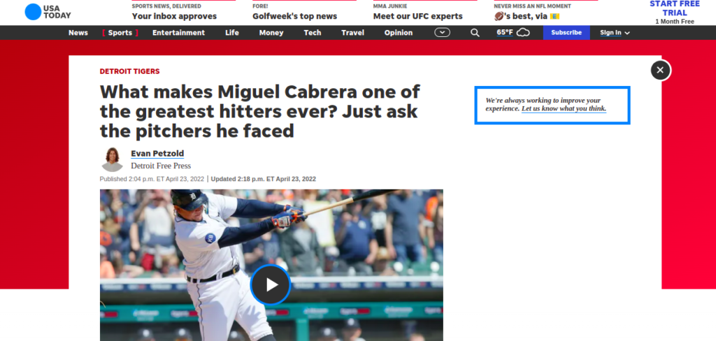 Miguel Cabrera one of the greatest hitters