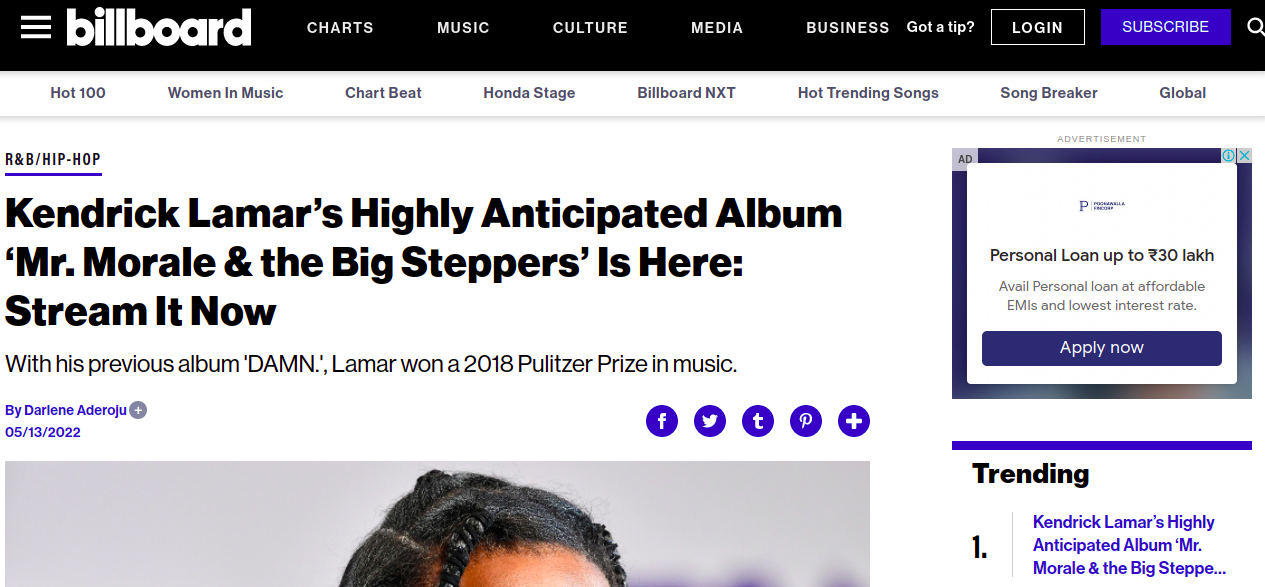 Kendrick Lamar's Highly Anticipated Album 'Mr. Morale & the Big Steppers'  Is Here: Stream It Now | QueensNews51.LLC