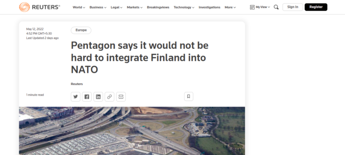 not be hard to integrate Finland into NATO