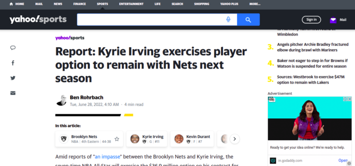 Kyrie Irving remain with Nets next season
