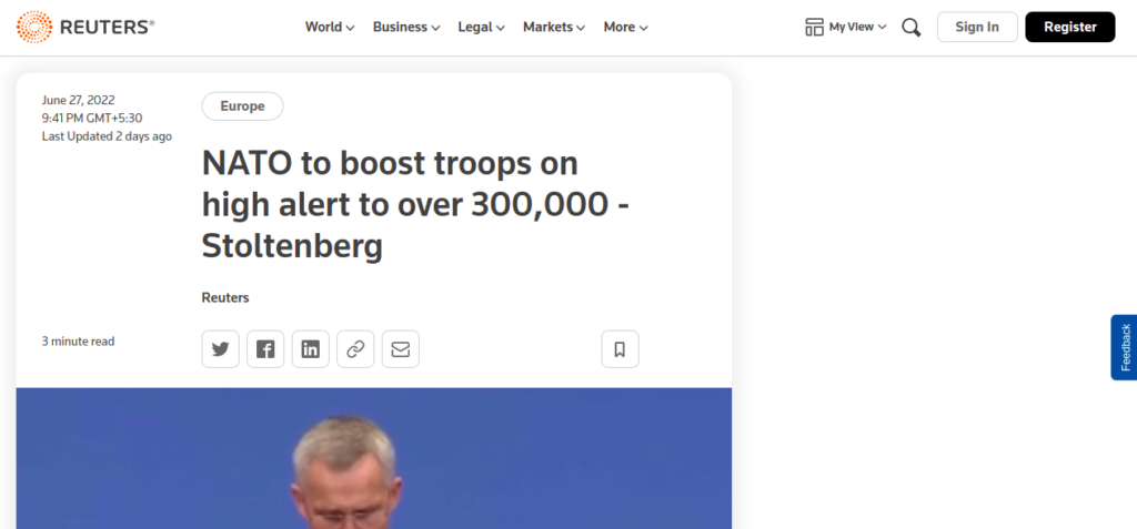 NATO to boost troops