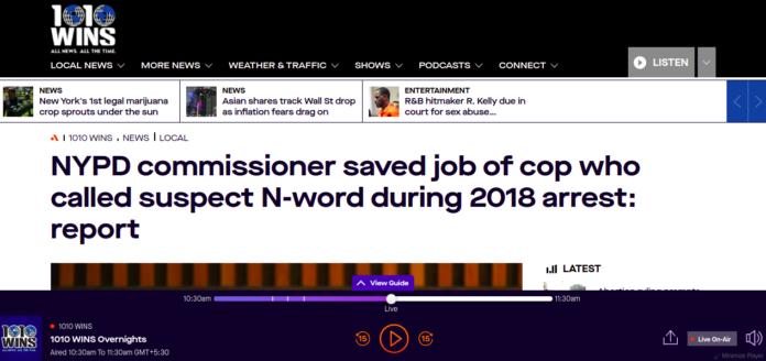 NYPD commissioner saved job of cop