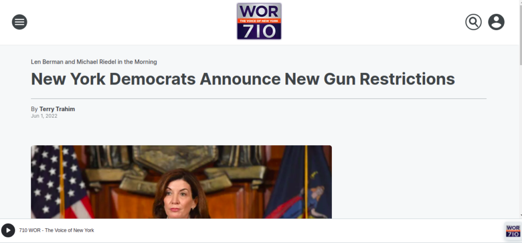 New Gun Restrictions