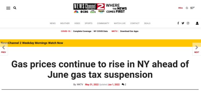 gas tax suspension