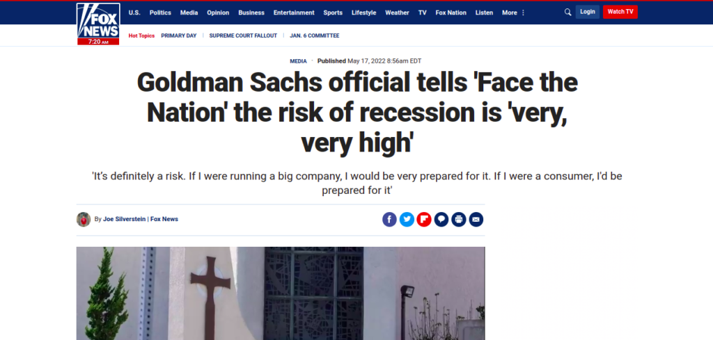 risk of recession