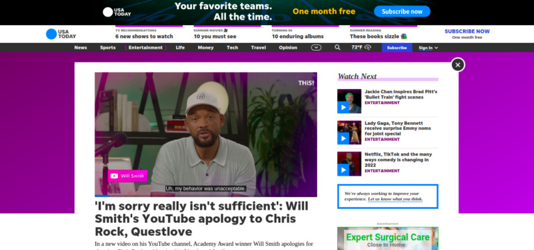 ‘I’m sorry really isn’t sufficient’: Will Smith’s YouTube apology to Chris Rock, Questlove